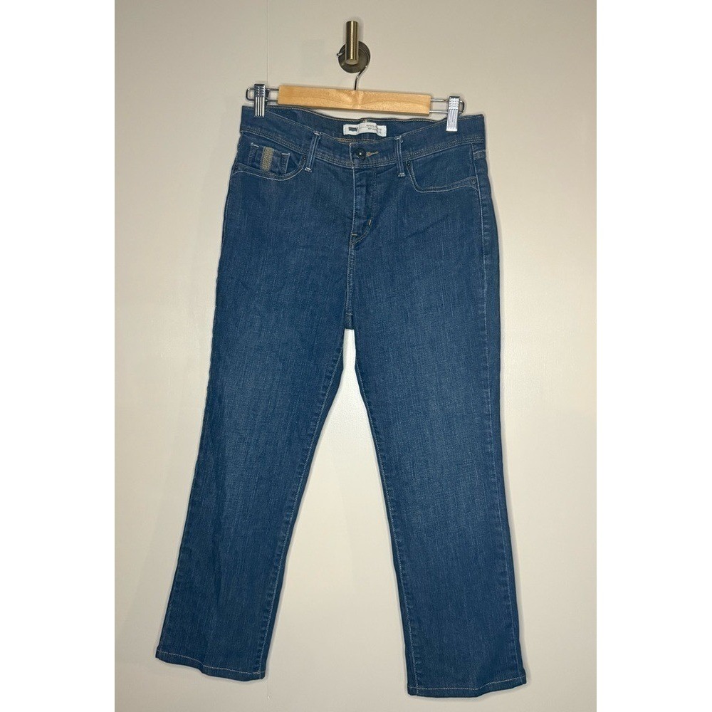 Levi's 512 Perfectly Slimming Straight Leg Jeans Women's 29x27 Blue